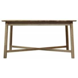 Nevada Oak Dining Table - 6 Seater