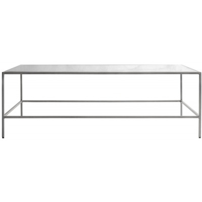 Norwich Glass and Metal Coffee Table - Comes in Silver and Champagne Options - image 1