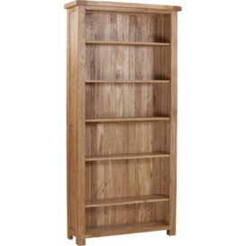 Kent Oak Tall Wide Bookcase - thumbnail 1