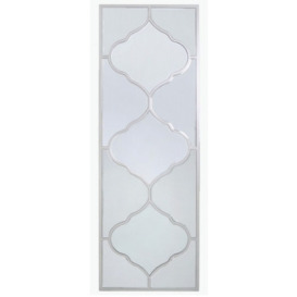 Marrakech Silver Rectangular Wall Mirror - 50cm x 150cm