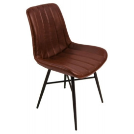 Croft Vintage Coffee Dining Chair (Sold in Pairs) - thumbnail 1