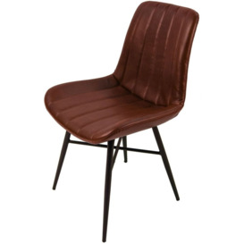 Croft Vintage Coffee Dining Chair (Sold in Pairs) - thumbnail 2
