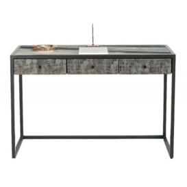 Stone International Billy Marble Dressing Table with Metal Base