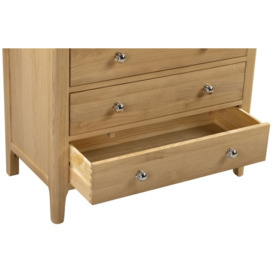 Cotswold Natural Satin Lacquer Oak 4+2 Drawers Chest - thumbnail 3