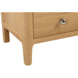 Cotswold Natural Satin Lacquer Oak 4+2 Drawers Chest - thumbnail 2