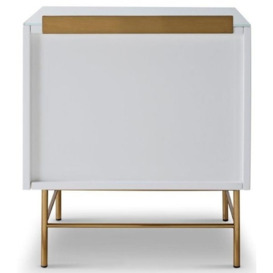 Gillmore Space Alberto 2 Drawer Bedside Cabinet - thumbnail 3
