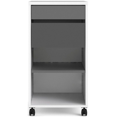 Function Plus Mobile File Cabinet 2 Drawer with 1 Shelf