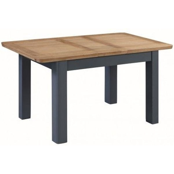 Treviso Midnight Blue and Oak 120cm-153cm Extending Dining Table