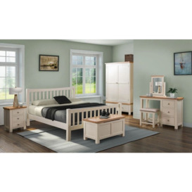 Lundy Painted Blanket Box - Comes in Ivory Painted, White Painted and Bluestar Painted Options - thumbnail 3