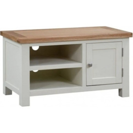 Lundy Painted 90cm TV Unit - Comes in Ivory Painted, White Painted and Bluestar Painted Options - thumbnail 1