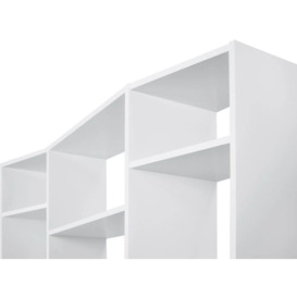 Temahome Valsa White 002 Geometric Bookshelf - thumbnail 2