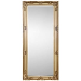 Palais Rectangular Leaner Mirror - 70cm x 170cm, Comes in Gold, White and Pewter Options - thumbnail 1