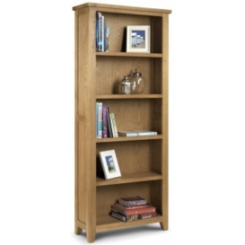 Astoria Oak Tall Bookcase - thumbnail 1
