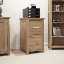 Homestyle GB Opus Oak Filing Cabinet - thumbnail 3