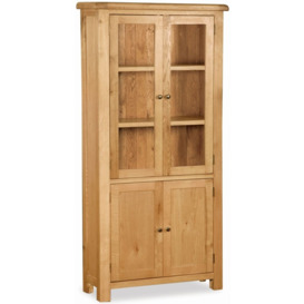 Salisbury Natural Oak Display Cabinet