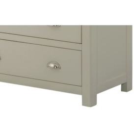 Portland Stone Painted 2 Over 3 Drawer Chest - thumbnail 3