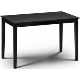 Hudson Black Dining Table - 4 Seater - thumbnail 1