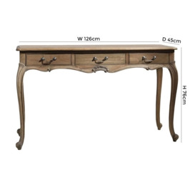 Chic Weathered Dressing Table - thumbnail 3
