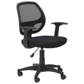 Alphason Davis Black Mesh Fabric Office Chair - thumbnail 2