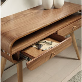 Jual Walnut Console Table - 2 Drawer JF705 - thumbnail 2