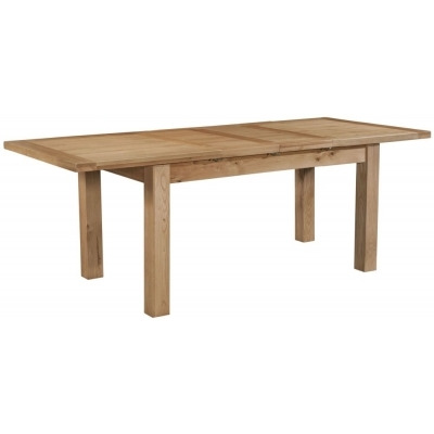 Appleby Oak 4-8 Seater Extending Dining Table with Two Extensions - image 1