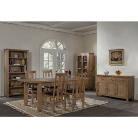 Appleby Oak 4-8 Seater Extending Dining Table with Two Extensions - thumbnail 3