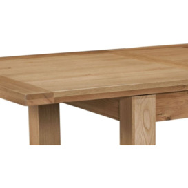 Appleby Oak 4-8 Seater Extending Dining Table with Two Extensions - thumbnail 2