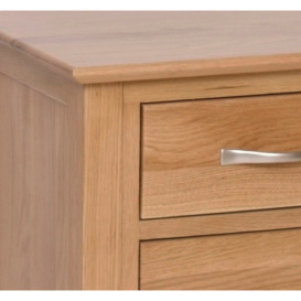 Nimbus Oak 3 Drawer Bedside Cabinet - thumbnail 2