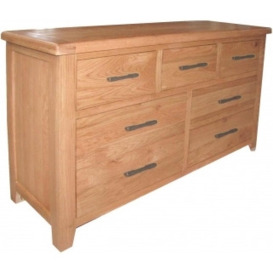 Hampshire Oak 4+3 Drawer Dresser Chest