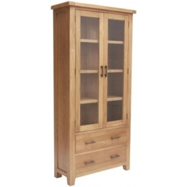 Hampshire Oak Display Cabinet