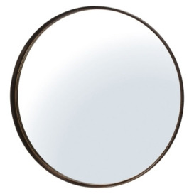 Ayla Bronze Round Mirror - 84cm x 84cm