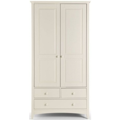 Cameo White Pine 2 Door 3 Drawer Wardrobe - image 1