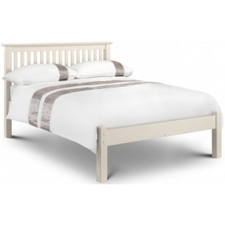 Barcelona Stone White Bed, Low Foot End - Comes in Single, Small Double, Double and King Size - image 1