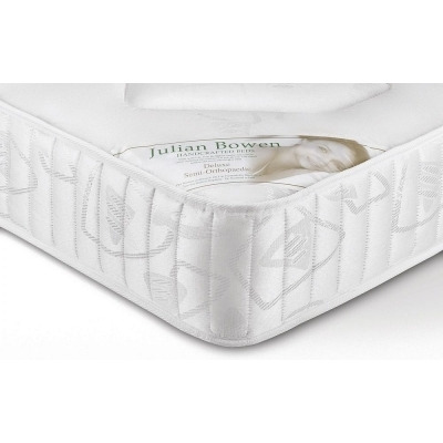 Deluxe White Semi Orthopaedic Mattress - Comes in Small Single, Single, Double and Queen Size Options - image 1