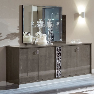 Camel Platinum Day Silver Birch Glamour Italian Large Buffet Large Sideboard - image 1