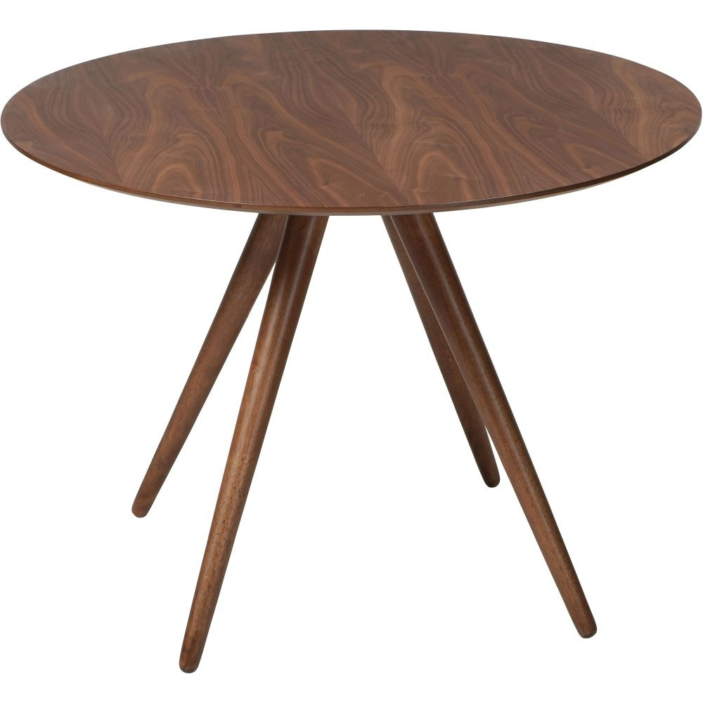 Dan Form Pheno Walnut 106cm Round Dining Table - image 1
