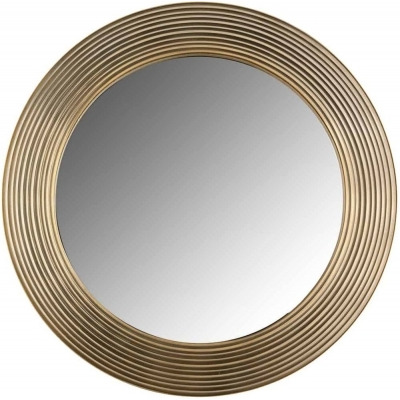 Montel Gold Small Round Mirror - 41cm x 41cm - image 1