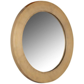 Morse Gold Big Round Mirror - 54cm x 54cm - thumbnail 2