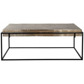 Calloway Champagne Gold Coffee Table