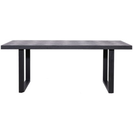 Blax Black Oak 200cm Dining Table