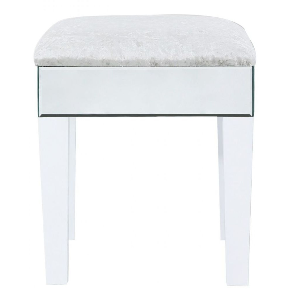 Value Harlow Mirrored Dressing Table Stool - image 1