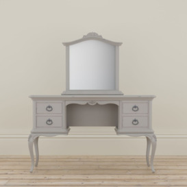 Willis and Gambier Etienne Grey Dressing Table with Mirror - thumbnail 3