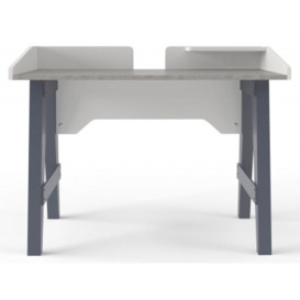 Alphason Truro Grey Marble Effect Writing Desk