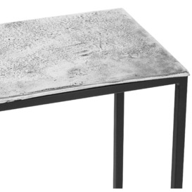 Hill Interiors Cast Silver Console Table - thumbnail 3