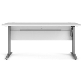 Prima 150cm Desk with Height Adjustable Legs with Electric Control in Steel Legs