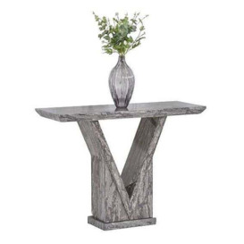 Strasbourg Grey Marble Console Table - thumbnail 1