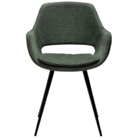 Dan Form OHH Sage Green Fabric Dining Armchair