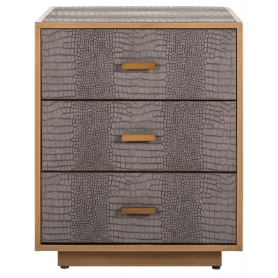 Classio Vegan Leather 3 Drawer Chest - image 1