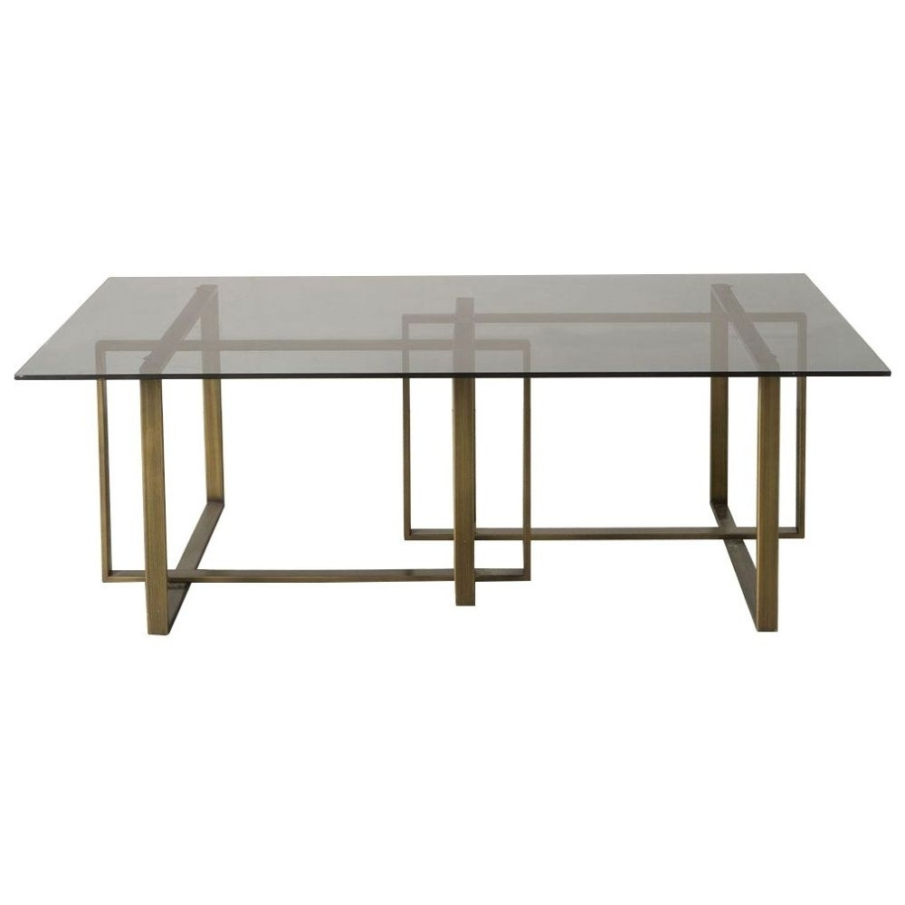 Thornton Bronze and Glass Coffee Table - image 1