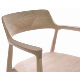Shoreditch Wooden Armchair - Comes in Cream and Black  Options - thumbnail 3